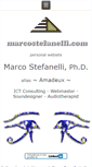 Mobile Screenshot of marcostefanelli.com